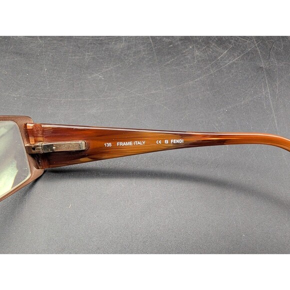 FENDI F602R 250 Italy Brown Tortoise Eyeglasses Frame 52-16-135 - Picture 6 of 6